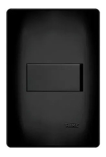 Interruptor Paralelo 4x2 16a Tomada Black Preto Fosco Fame