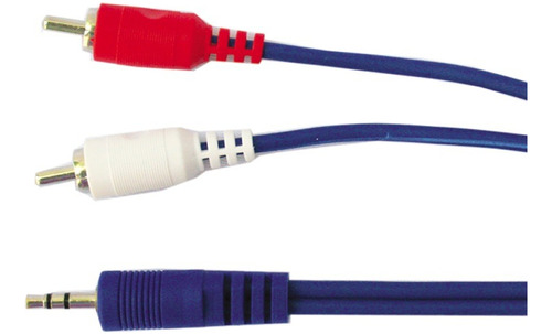 Cable Rca A Mini Plug 3.5 Reforzado Stereo 1.8mt