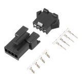 Conector Macho Hembra Jst 2.54 C/traba 4 Pin Pack 5 - 2gtech