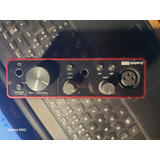 Interface De Áudio Focusrite Scarlett Solo Red - 3ª Geração