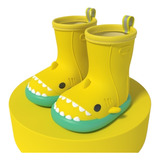 Botas De Lluvia Shark, Impermeables Para Niños Y Niñas