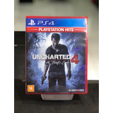 Uncharted 4 A Thief's End Playstation Hits Ps4 Midia Física