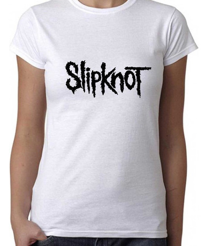 Remera Mujer Slipknot 100% Algodón Calidad Premium