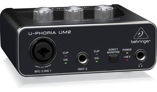 Behringer U-phoria Um2 - Interfaz De Audio Usb | Garantia