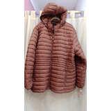 Campera Importada Con Piel Rosa