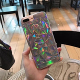 Funda Para iPhone Tornasol Hombre Mujer Chromatic Brillos 3d