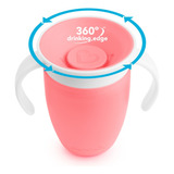 Vaso Entrenador Miracle 360 7 Oz Munchkin Rosado Color Rosa Chicle