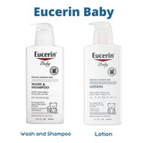 Eucerin Baby Paquete De Shampoo Y Loción Corporal Importados