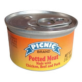 24 Piezas  Picnic Brand Pate De Pollo Res Y Puerco 85g 