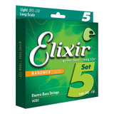 Cuerdas Elixir Para Bajo Electrico Set 5 045-130