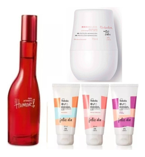 Kit Regalo Humor Primeiro 25ml + Tododia Natura (×5 Unid.)