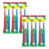 Combo X6 Gum Cepillo Dental Classic 311 Suave