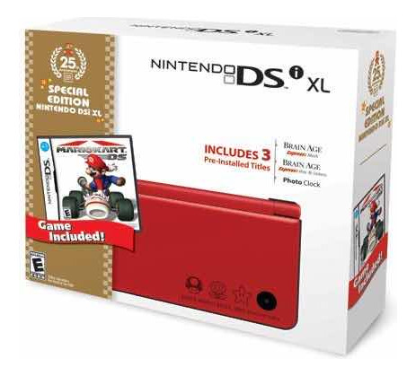 Nintendo Ds Xl Mario Bros 25 Aniversario Mario Kart Incluido