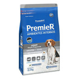 Ração Premier Amb. Internos Light Cães Adultos Salmão/frango 2,5kg