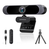 Depstech 4k Webcam, Ultra Hd 1/2.55'' Sony Sensor, 3x Dig...