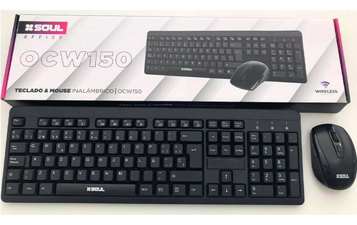 Kit Mouse & Teclado Soul Ocw150 Inalámbrico