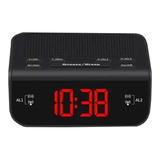 Relógio Despertador Digital Elétrico De Mesa Rádio Am/fm 671