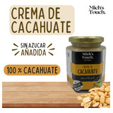 Crema De Cacahuate Sin Azúcar 100% Natural 3 Frascos 250grs