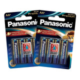 8 Pilhas Alcalinas Panasonic Premium  Aa 