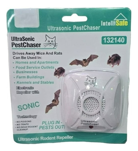 Repelente Ratones Ratas Ultrasonido Electronico Full