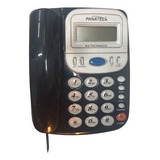 Telefono Fijo De Linea Mesa Identificador Altavoz 24 Tonos E Color Blanco