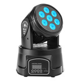 Cabeza Movil Led Luces Para Fiestas/7pcs-10w-cañon Led/dj 