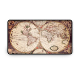 Mouse Pad Gamer Speed Extra Grande 100x40 Mapa Mundi#3