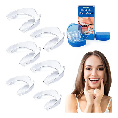 LOMOTOO-6 Guarda Dental Moldeable Desgaste Bucal Anti Bruxismo , Guarda Dental Para Dormir, Guarda Dental Para Dormir Para Evitar Los Ronquidos, Protector Nocturno Dental Antimolienda Mejorado | Meses sin interés