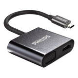 Adaptador Type-c Para Hdmi 4k+vga+usb-a+pd 4em1 Para Macbook