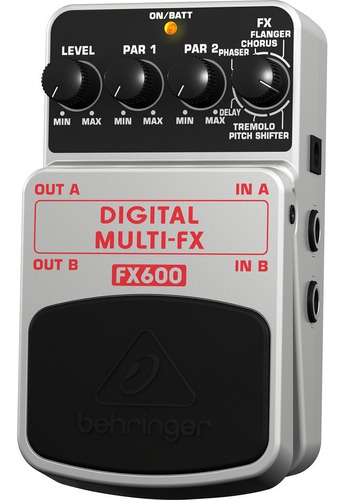 Behringer Fx600 Pedal Multiefectos Digital Para Guitarra