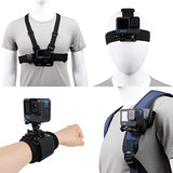 Juego De Accesorios Gopro Hero 10/9/8/7/6/5/4, Nuevo Mo...