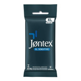 Preservativo Lubrificado Jontex Xl Mais Largo Sensitive 6 Un