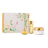 Kit Presente Lily Eu De Parfum Óleo Desodorante Corporal, Mulher Mães, Para Mulher Feminino. Elegante, Cheirosa