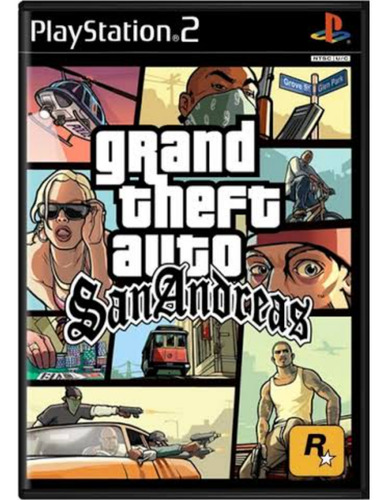 Gta San Andreas Patch Dvd Ps2 + 3 Jogos Ps2 A Sua Escolha