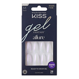 Uñas Postizas De Gel Kiss - Fantasy Allure White