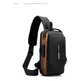 Bolso Con Usb Carga Impermeable Manos Libres Antirobo