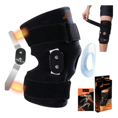 Hyperz Rodillera Mecánica Estabilizador Lateral Ortopédica Color Negro Talla Ajustable | Envío gratis