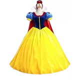 1 Vestido De Festa De Cosplay Snow White Princess Para