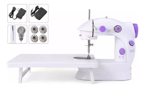 Maquina Portatil Mini Sewing Machine Con Base Para Coser