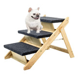 Escada Rampa Pet Dogs & Cats 40cm Ajustável Antiderrapante