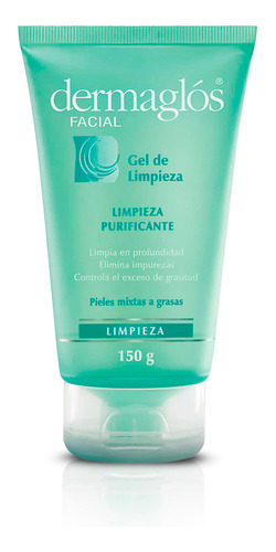 Gel Limpieza Dermaglos Purificante Piel Mixta Grasa 150g