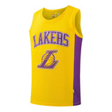 Polera Musculosa Nba Los Angeles Lakers Amarilla James 6