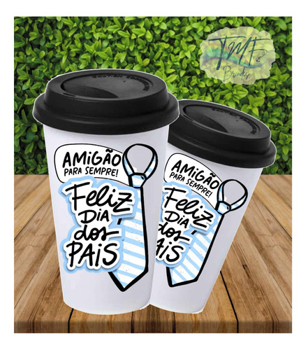 Copo Bucks Dia Dos Pais Personalizado 10 Unidades