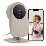 Monitor Inteligente Para Bebe Nooie 1080p Wifi -blanco