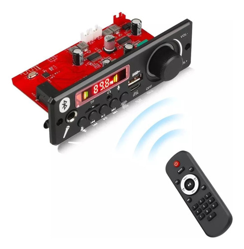 Placa Amplificada 160w 2x80w Usb Bluetooth P2 Karaoke Tipo C