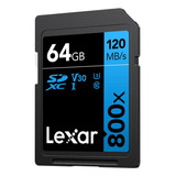 Cartão De Memória Lexar 64 Gb 120mb/s Alta Performance 800x