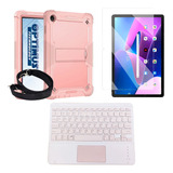 Kit Vidrio + Teclado + Estuche Para Lenovo M10 3rd Gen Tb328