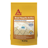 Sika Binda Boquilla Acrílico Mortero Impermeable Blanco 10kg