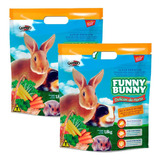 Ração Coelho E Roedores Funny Bunnny 1,8kg Kit 2 Unidades