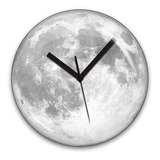 Kikkerland Reloj De Pared En Forma De Luna Cl31